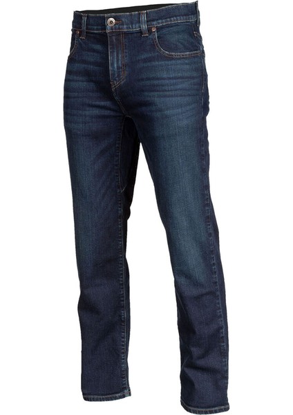 Unlimited Straight Stretch Denim Korumalı Motosiklet Pantolonu Koyu Mavi