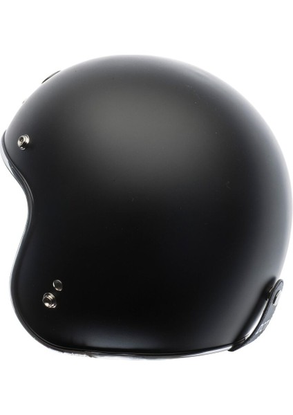 T-50 Açık Motosiklet Kaskı Mat Siyah fırsatları