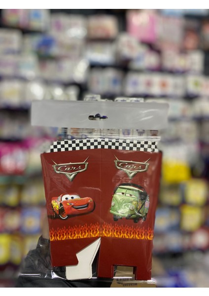 Cars Mısır Kutusu 8 Adet