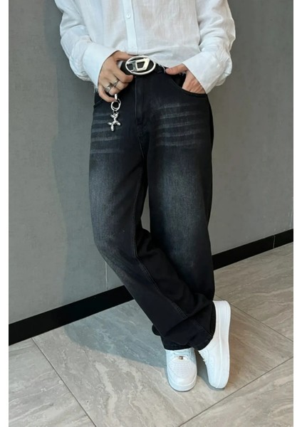 Baggy Fit Eskitme Kot Pantolon fiyatları