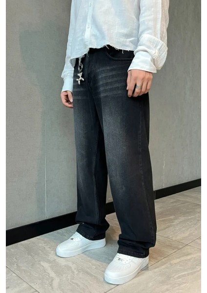 Baggy Fit Eskitme Kot Pantolon modelleri