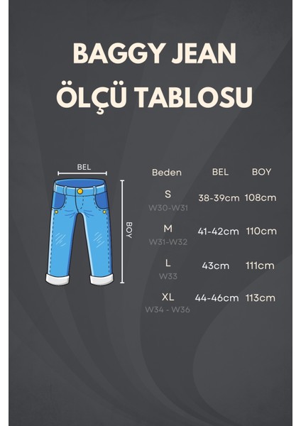 Baggy Fit Eskitme Kot Pantolon indirimleri