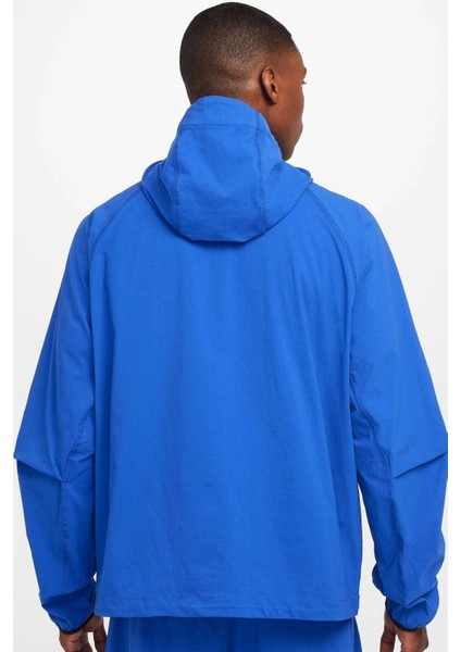 Tech Windrunner Woven Full Zip Loose Fit Jacket Erkek Bol Kesim Paraşüt Kumaş Kapüşonlu Ceket Sax Mavi fiyatları