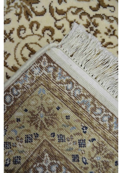 Sultanbeyli Kayseri Tarzı Çiçek Desenli Yün El Dokuma Halı 80 x 150 cm (1.20 M )