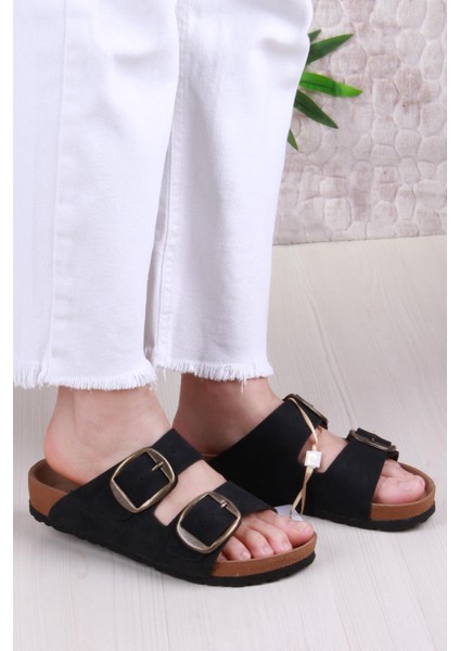 7551 Anatomik Rahat Orijinal Ürün Çift Tokalı Kadın Terlik fiyatları