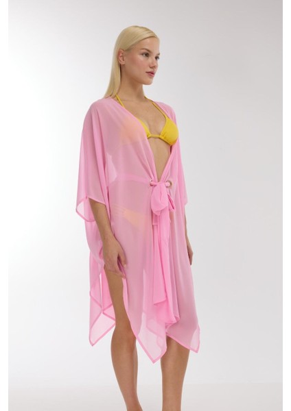 5905 Pembe Plaj Elbisesi