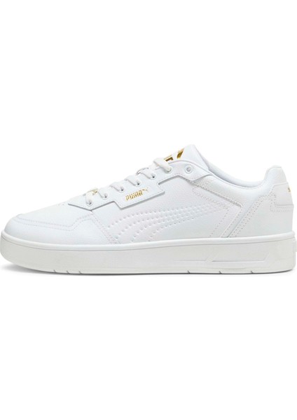 Erkek Puma Court Classic Lux Beyaz Erkek Günlük Spor Ayakkabı