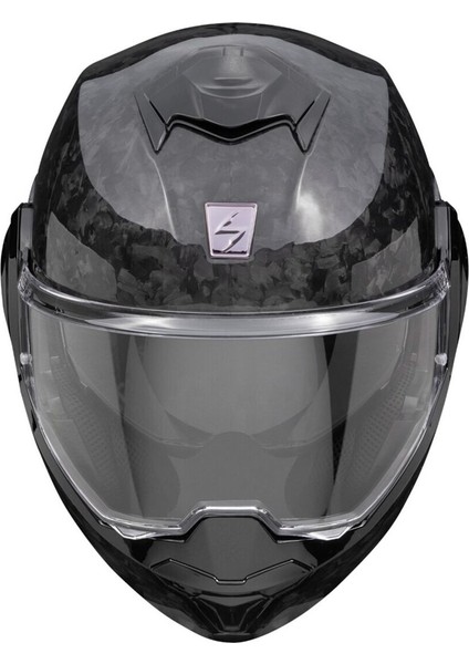 Exo-Tech Evo Onyx Carbon Çene Açılabilir Motosiklet Kaskı Siyah