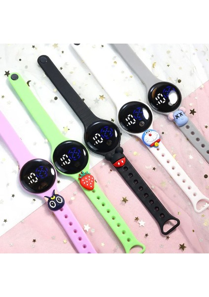 Intermax V1- V80 Su Geçirmez Figürlü Dijital Dokunmatik LED Ekran Çocuk Saati modelleri