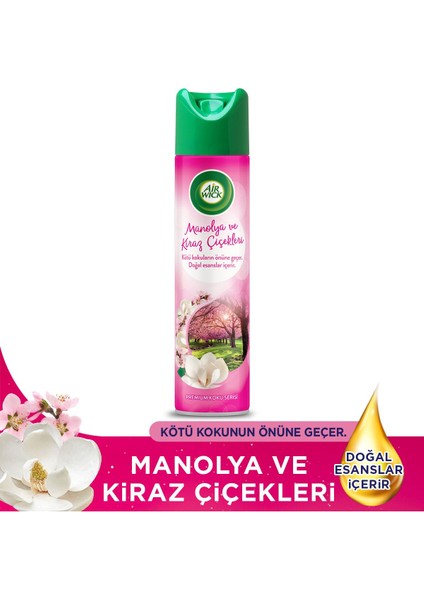 Aerosol 300 ml. Manolya ve Kiraz Çiçekleri
