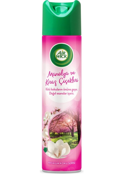Aerosol 300 ml. Manolya ve Kiraz Çiçekleri