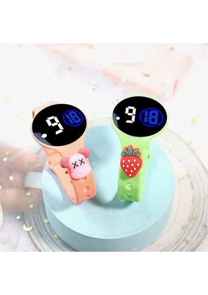 Intermax V1- V80 Su Geçirmez Figürlü Dijital Dokunmatik LED Ekran Çocuk Saati indirimleri