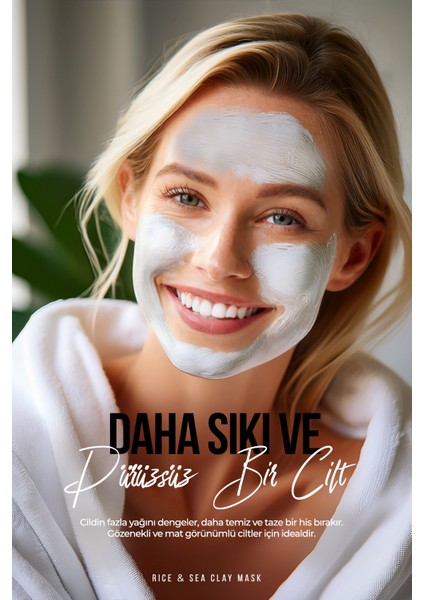 Rice & Sea Clay Mask Pirinç ve Deniz Özlü Kil Maskesi 100 ml fiyatları