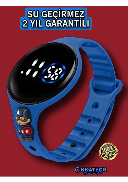 Intermax V1- V80 Su Geçirmez Figürlü Dijital Dokunmatik LED Ekran Çocuk Saati
