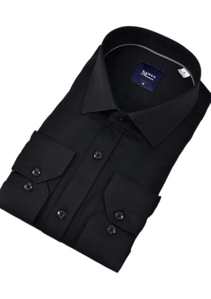 Erkek Slim Fitt Armürlü Uzun Kol Gömlek 2413 BGL-ST04383 modelleri