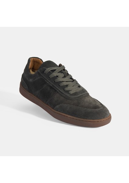 Erkek Gri Bağcıklı Süet Günlük Ayakkabı fırsatları