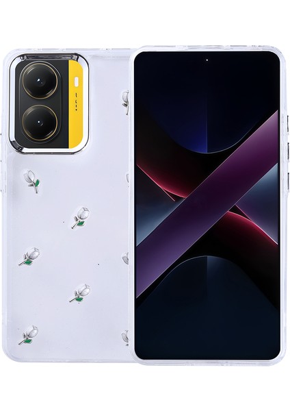 Xiaomi Poco X7 Pro Kılıf Kutup Figürlü Lale + Ekran Koruyucu