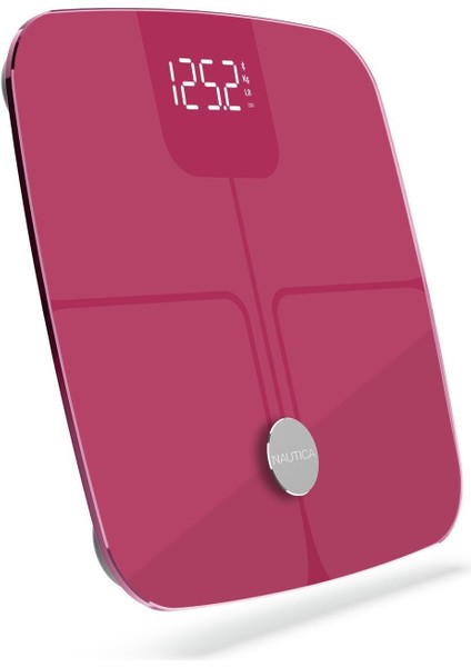 Vücut Analizli Smart Akıllı Bluetooth Tartı Baskül + Nautica 500 ml Termos Hediyeli