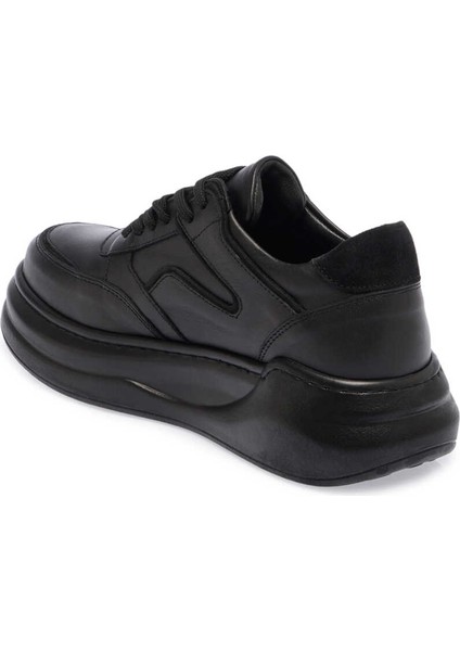 Siyah Hakiki Deri Kadın Sneaker - K24I1AY67491-A23 fiyatları