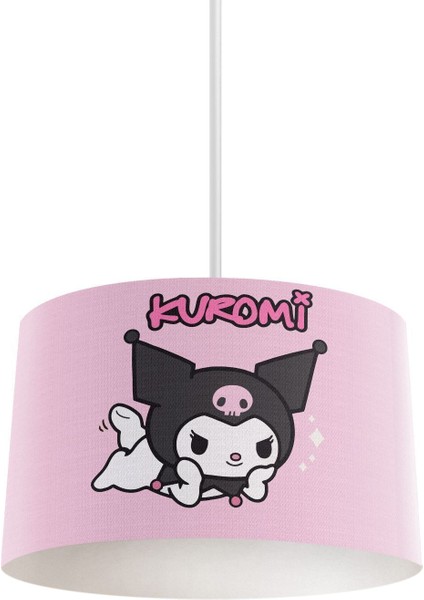 Sevimli Kumaş Avize - Çocuk Odası İçin 35x50 Boyutunda - 1 Ampül İçerir