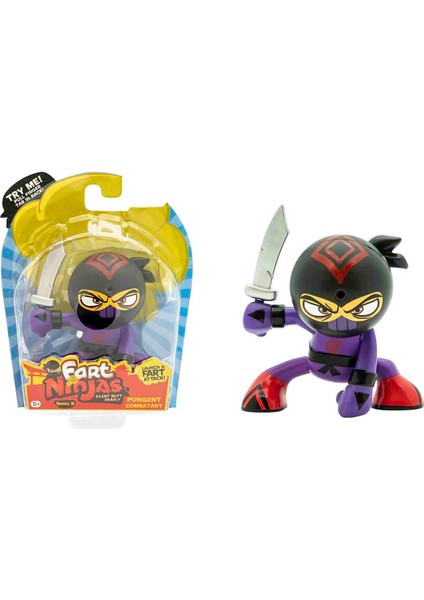 Sesli Fart Ninjas Gaz Çıkaran Sensörlü Figür S9 FAN02001 - Pungent Combatant