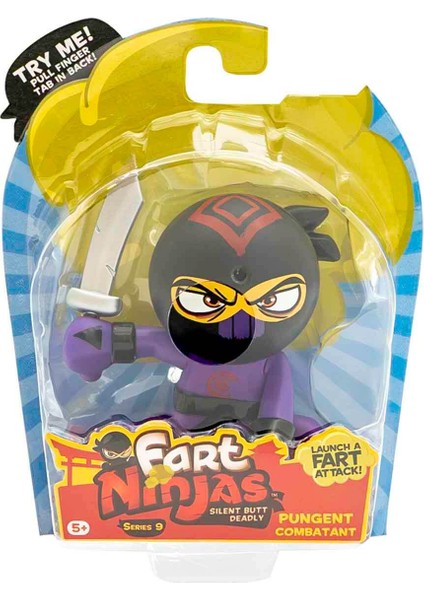 Sesli Fart Ninjas Gaz Çıkaran Sensörlü Figür S9 FAN02001 - Pungent Combatant