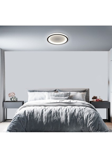 Plafonia Samsung Ledli Iç Dış Yüksek Işıklı Tavan Tipi LED Avize Çap 40 cm modelleri