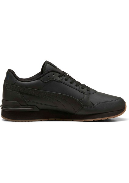 Erkek Puma St Runner V4 L Siyah Erkek Günlük Spor Ayakkabı