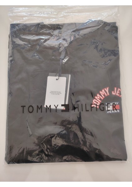 Erkek Tjm Reg Badge Siyah T-Shirt