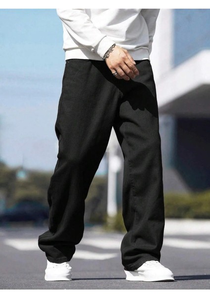 Erkek Casual Baggy Denim Jean Kot Pantolon fiyatları