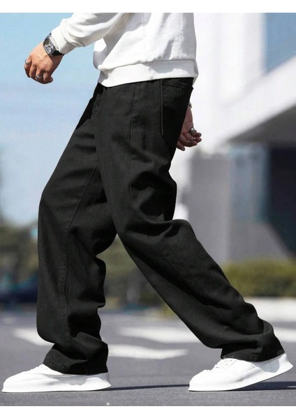 Erkek Casual Baggy Denim Jean Kot Pantolon modelleri