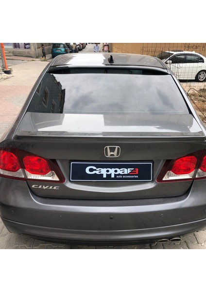 Honda Civic Spoiler Arka Cam Üstü - Siyah, İnce Tip | 2006-2011 Arası, SD indirimleri