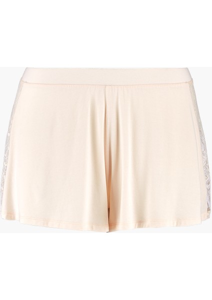 Lazy Days Shorty Modal ve Ipek Karışımı Dantelli Şort Külot