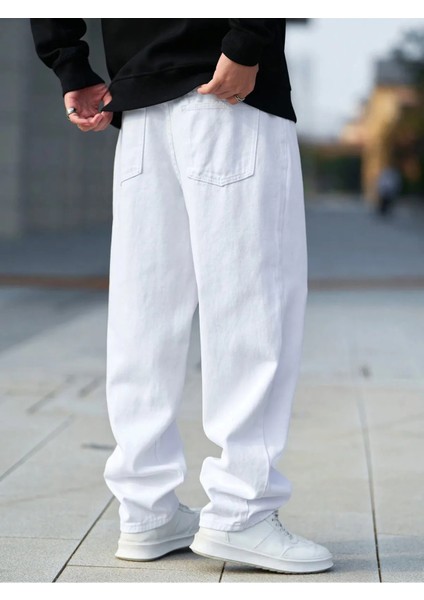 Erkek Casual Baggy Denim Jean Kot Pantolon fiyatları