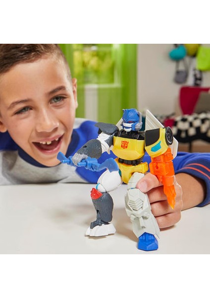 Transformers Mixmashers Optimus Primal Figür – Değiştirilebilir Parçalı Oyuncak (4+ Yaş)