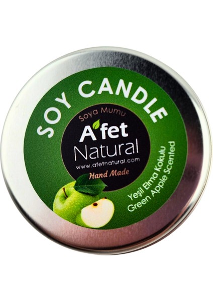 Yeşil Elma Kokulu Doğal Soya Wax modelleri