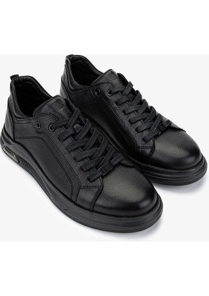 Erkek Deri Siyah Deri Sneakers & Spor Ayakkabı 298 2797-9697 Erk Ayk Y25 Sıyah Dr