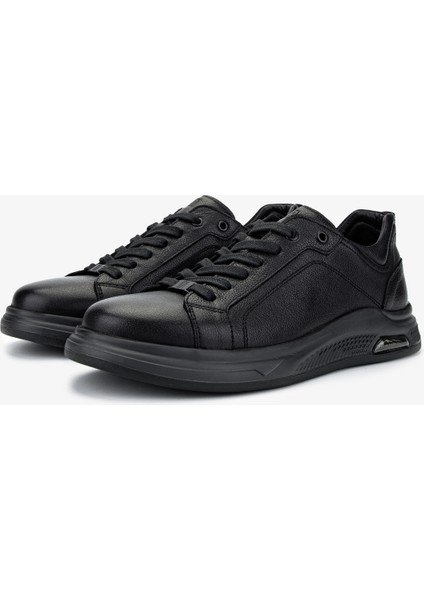 Erkek Deri Siyah Deri Sneakers & Spor Ayakkabı 298 2797-9697 Erk Ayk Y25 Sıyah Dr