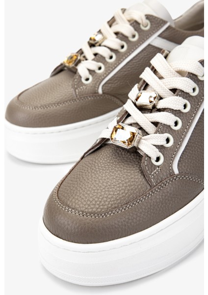 Kadın Deri Vizon Sneakers & Spor Ayakkabı 1116 450 Bn Ayk Y25 Vızon