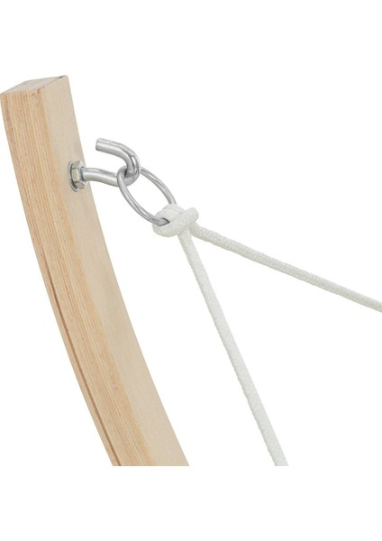 Ahşap Bebek Hamak Beşik - Taşıma Kapasitesi 0-9 Kg - Kahverengi Renkli