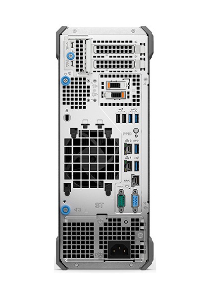 Poweredge EMEA_PET160SPL1 T160, Chassis 3x3.5 Hp, Xeon E-2414, 1X16GB, 1X2TB HDD Sata 7200RPM, Broadcom 5720, Idrac9 Basic 16G, 300W, 3ybasic