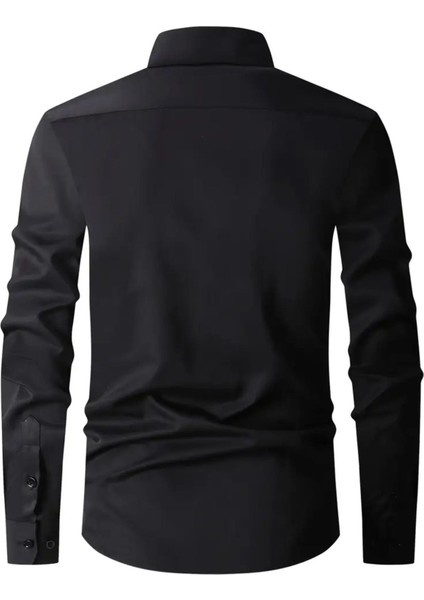 Erkek Klasik Tek Cepli Uzun Kol Gömlek BGL-ST04544 fiyatları