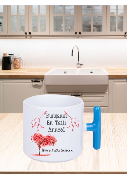 Anneler Gününe Özel Kişiye Özel T Kulplu Kupa Bardak fiyatları