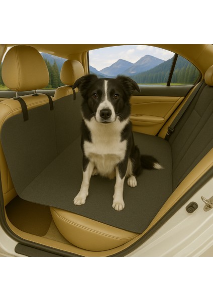 Evcil Hayvan Araba Koltuk Örtüsü Su Geçirmez Dayanıklı Hamak Tasarım Arka Koltuk Koruma Kılıfı Kaymaz Universal Kedi Köpek Araç Aksesuarları