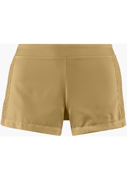 Midnight Whisper Shorty Dantelli Stretch Ipek Şort Külot