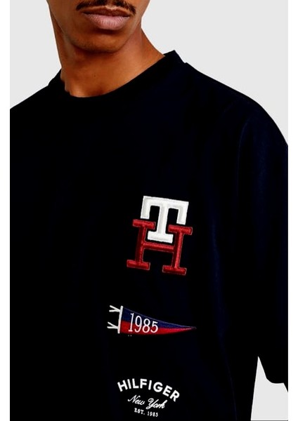 Th 1985 Nakış Yazılı T-Shirt