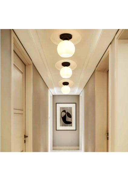 Minimalist Siyah Beyaz Tavan Avize