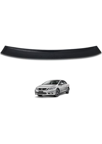 Honda Civic Spoiler Arka Cam Üstü - Siyah, İnce Tip | 2012-2016 Arası, SD fiyatları