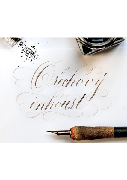 Copperplate Ink Ceviz Mürekkebi-Gölge Yazı-Walnut 25ML-INK
