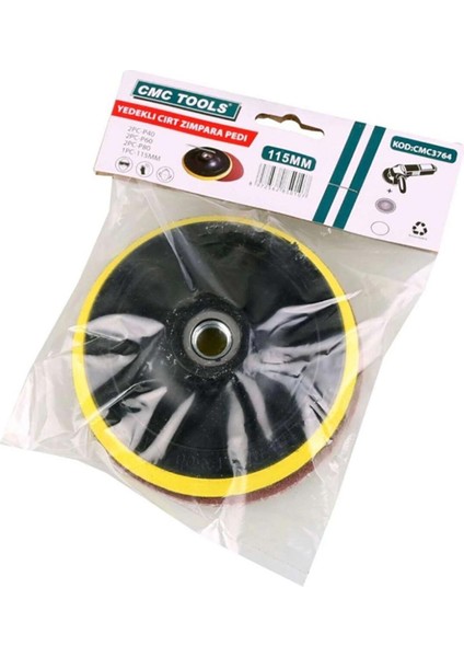 Cmc 3764 115 mm Cırt Disk Altı 6 Adet Yedekli